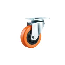 Medium Duty Caster Manufacturer PVC Caster Wheel 3/4/5 Inch Zinc-plated Customized For Machine And Equipment