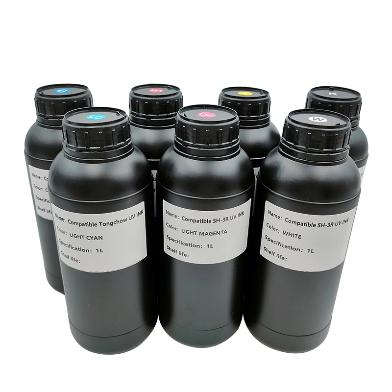 Chungkao UV Flexo заправляемые чернила для Ricoh Gen5 Gh2220 для Toshiba ce4 широкоформатный УФ планшетный принтер мягкие и твердые материалы