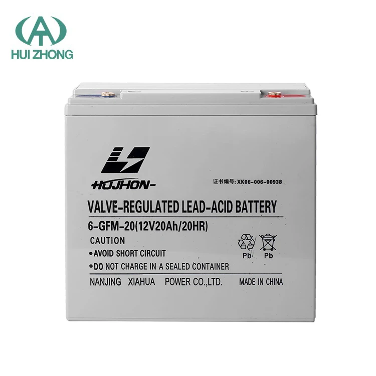 Full Capacity 12V 20AH Lead Acid AGM Long Cycle Life Battery for Backup Power