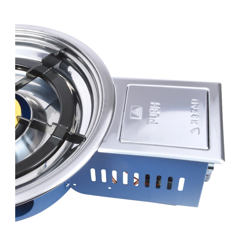 PINNIU Indoor Tabletop Infrared Korean Gas Hot Pot Bbq Grill Stove For Barbeque Restaurant