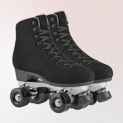 Wholesale spot double row skates comfortable breathable durable four-wheel roller skates