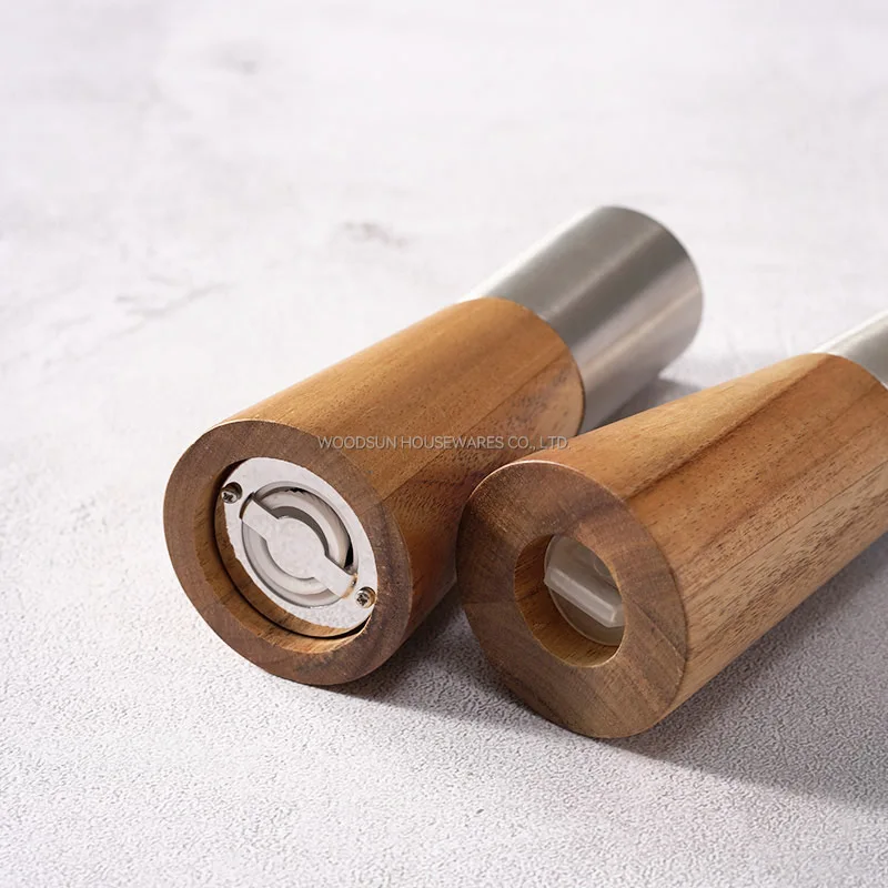Woodsun Grinder Salt Shaker Pepper Mill Acacia Turkey