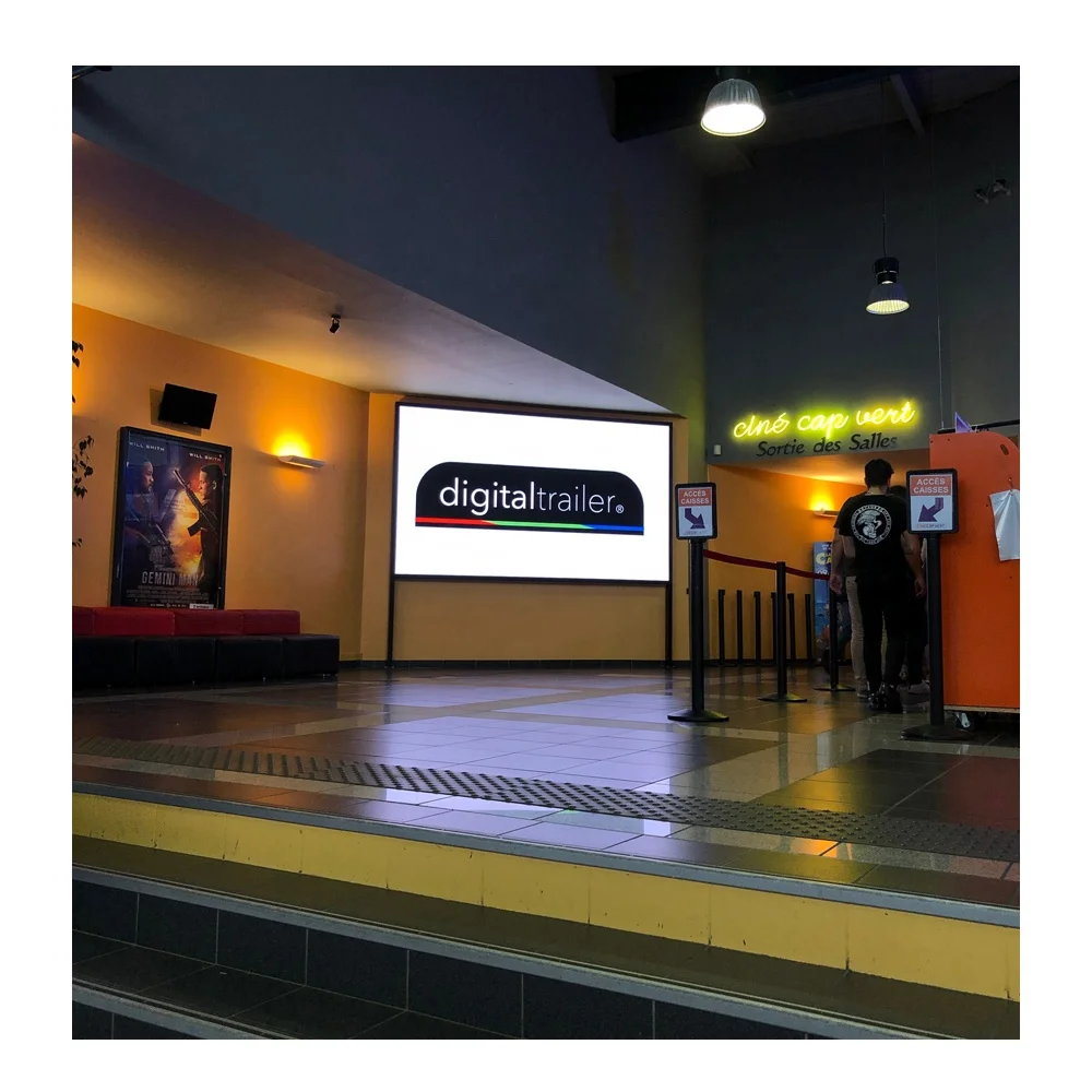 ultra slim indoor panel hd video huge big advertising led tv wall