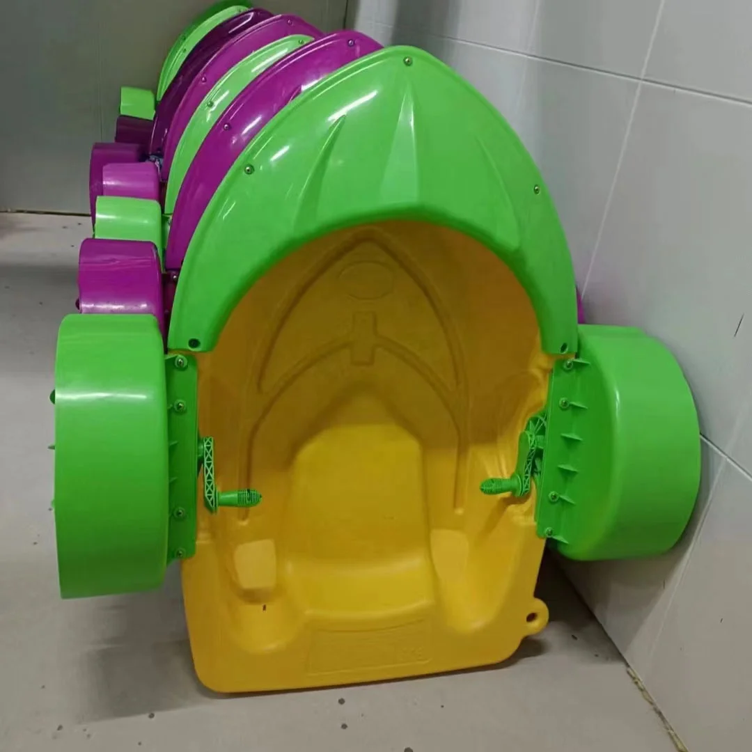 Outdoor Lake River Ocen Funny 4 Sizes Hand Cranked Paddle Boats For Pool Adult Kids Bumper Boats For Rental