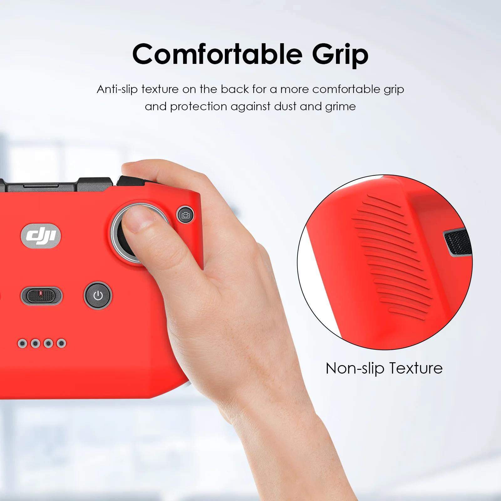 For DJI Mini 4 Pro / Air 3 Remote Control / DJI RC 2 With Screen PULUZ Silicone Protective Case