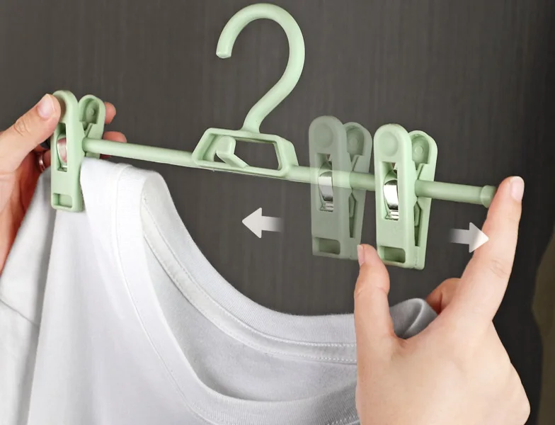 Household Plastic Multi Function Skirt Clip Anti-pleats Trouser Hangers