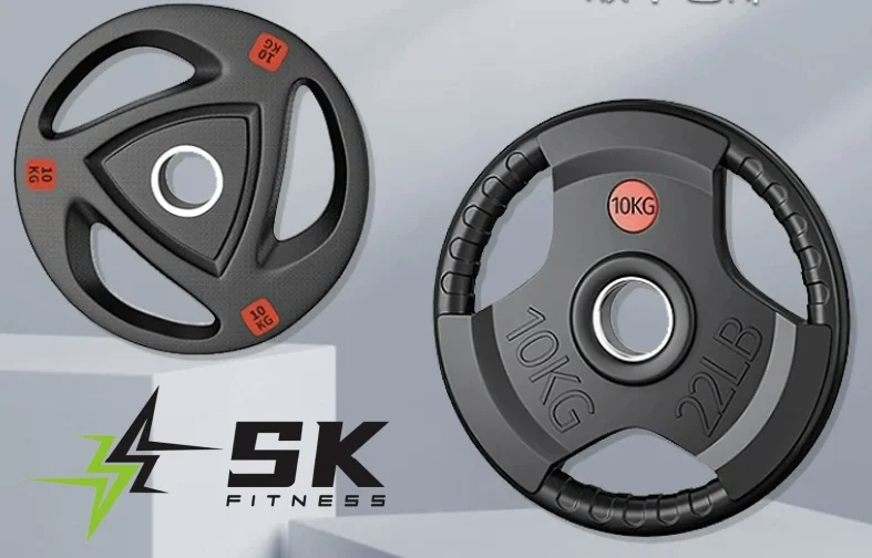 Спортзал SK оптовая продажа тяжелая атлетика пауэрлифтинг 2 5-5 фунтов резиновые накладки на бампер с резиновым покрытием для соревнований