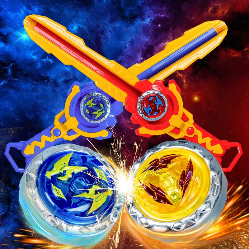 New Magnetic Fighting Bey Magnet Gyro desert eagle Kid Toys metal burst gyroscope battle spinning top toy