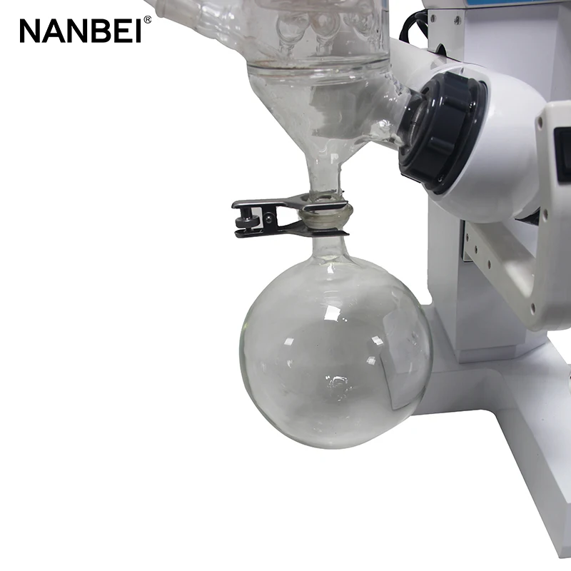 China Lab short path distillation mini vacuum rotary evaporator equipment with chiller and vacuum pump