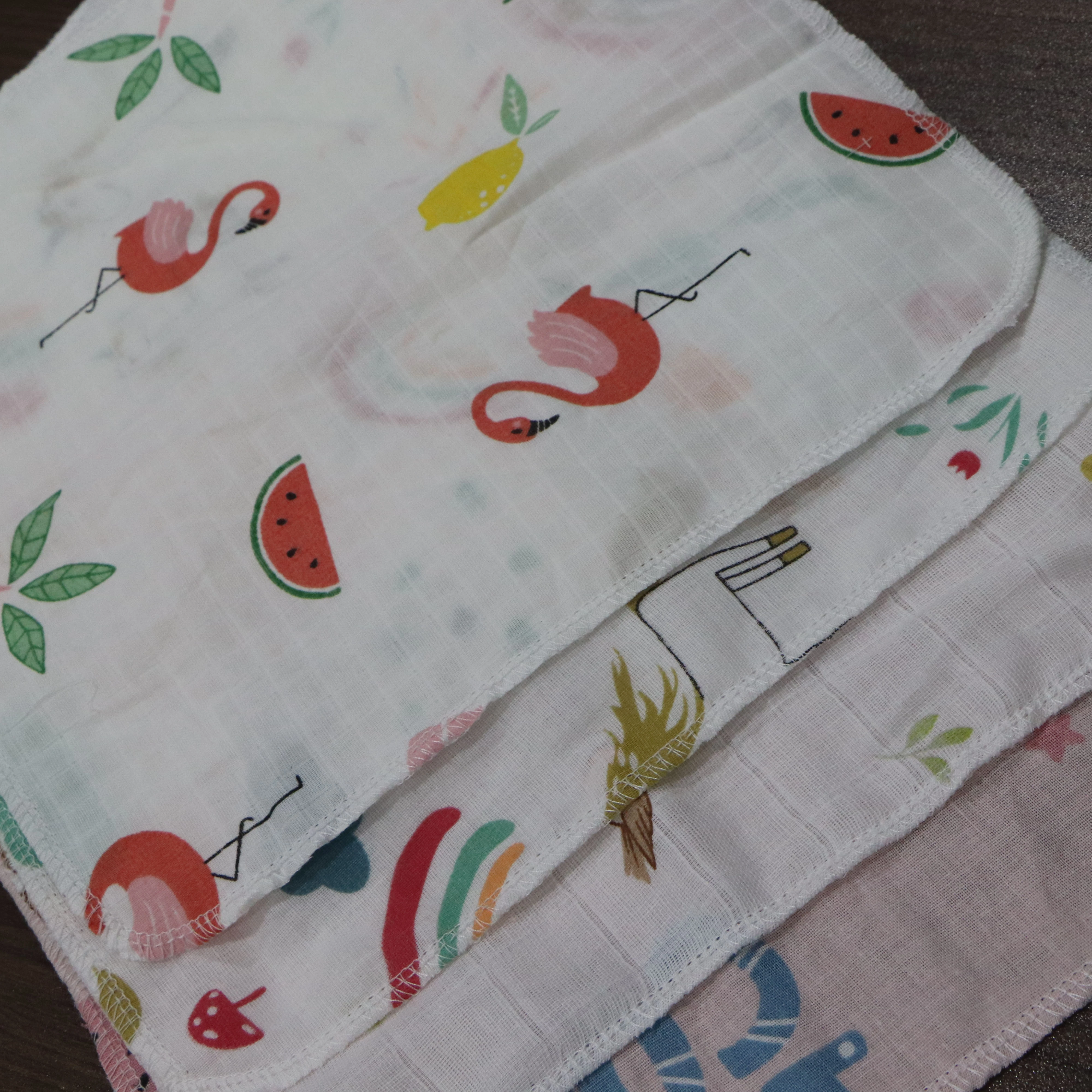 cheap price Cartoon Character Handkerchiefs baby hand towel for cotton gauze