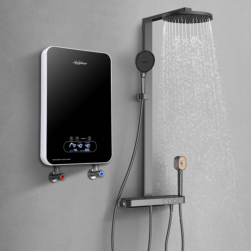 Подключение водонагревателя настенное крепление хорошее качество водонагреватель Электрический 110 вольт электрический нагреватель горячей воды 3 Ванные комнаты