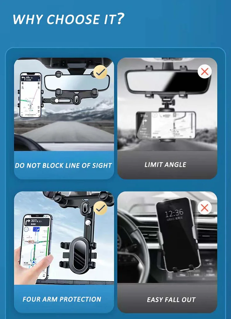 Rearview Phone Holder 16