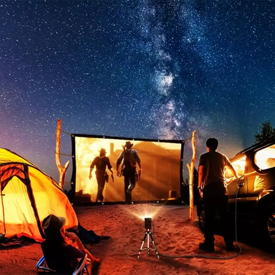 4K 3D Android Smart WIFI Pico Mini Pocket Portable LED DLP Projector Home Theater for Smartphone Tablet PC