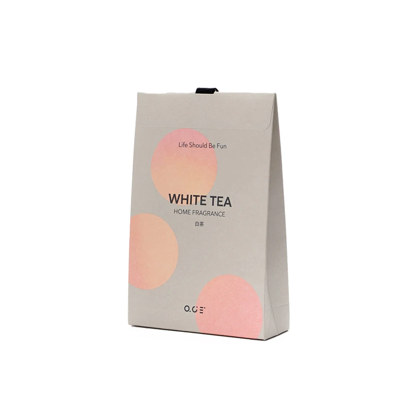 Top Quality Fresh Scent Vermiculite Stone Fragrance Paper Sachet Aroma Envelop Sachet With Hanging String