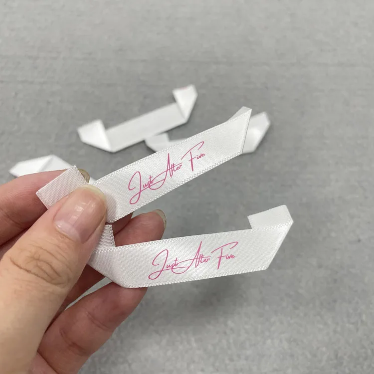 High Quality Custom Private Label Clothes Soft Satin Care Label Tags Clothing Garment Brand Labels For Men/Women