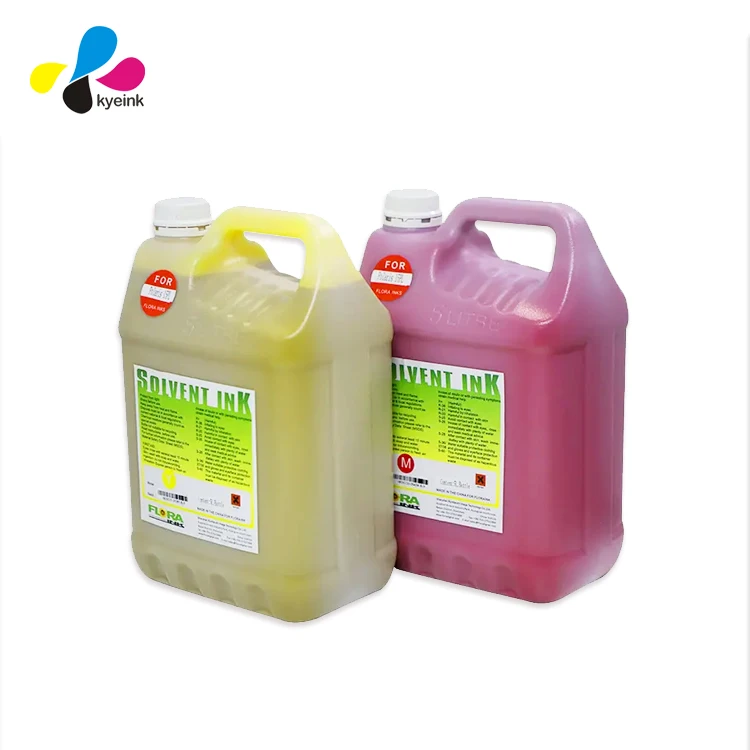 Original package flora digital solvent based ink spectra polaris 15pl ink  flora Spectra Polaris 15PL solvent ink