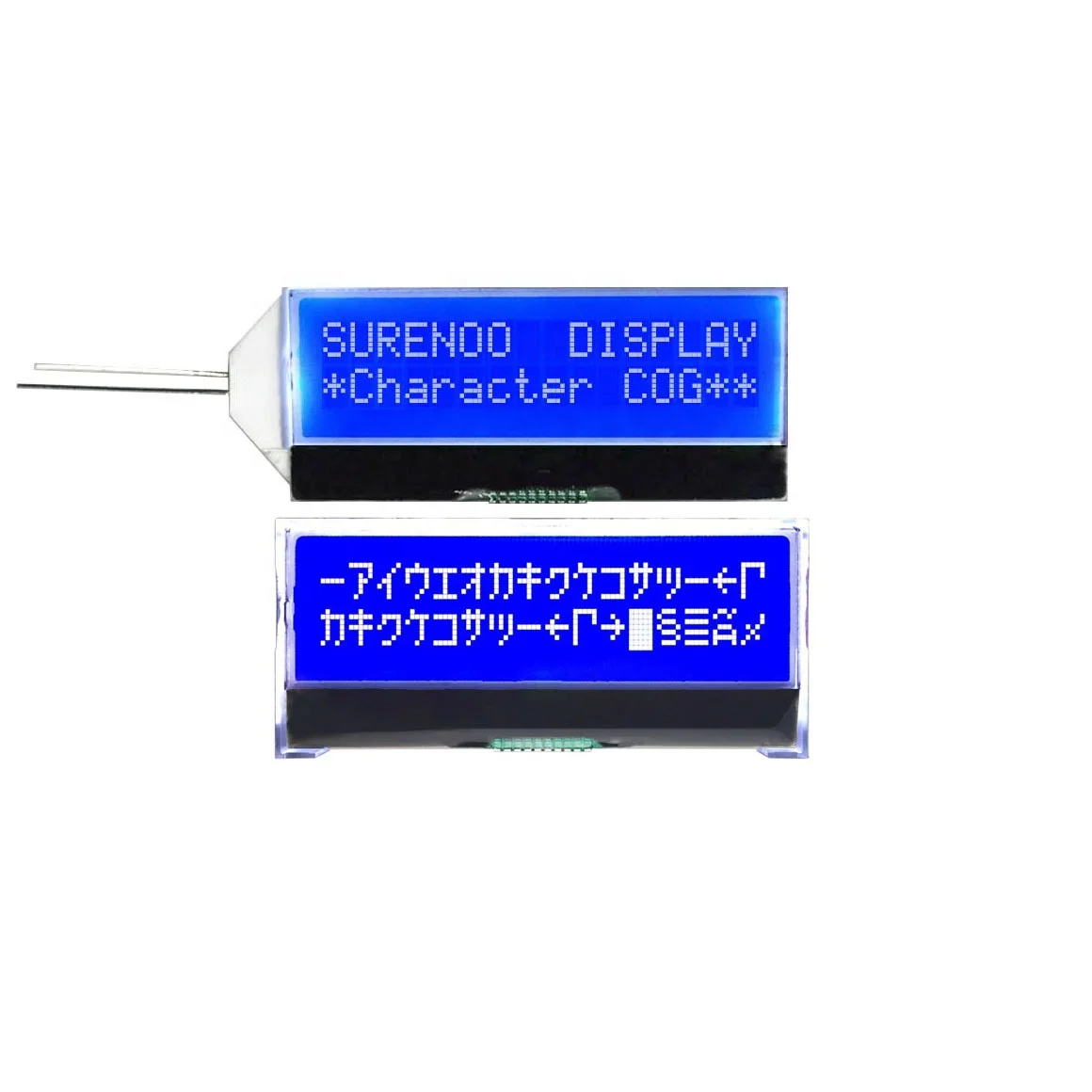 72.5*27.7MM 1602 162 16*2  Serial SPI ST7032I COG STN Blue Negative Character LCD Module Display Screen Panel LCM with Backlight