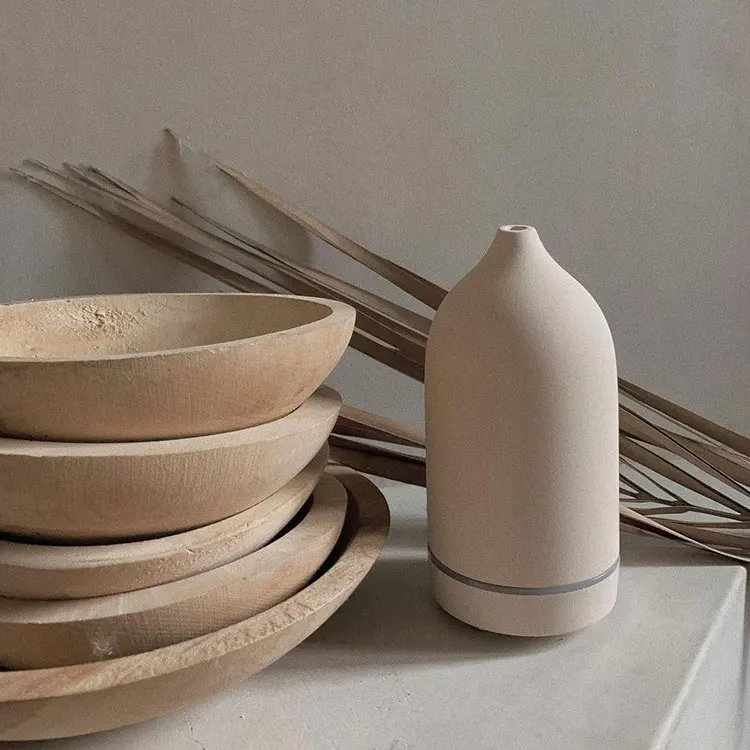 Ceramic essential oil diffuser air purification humidifier household appliance diffuser essential oil