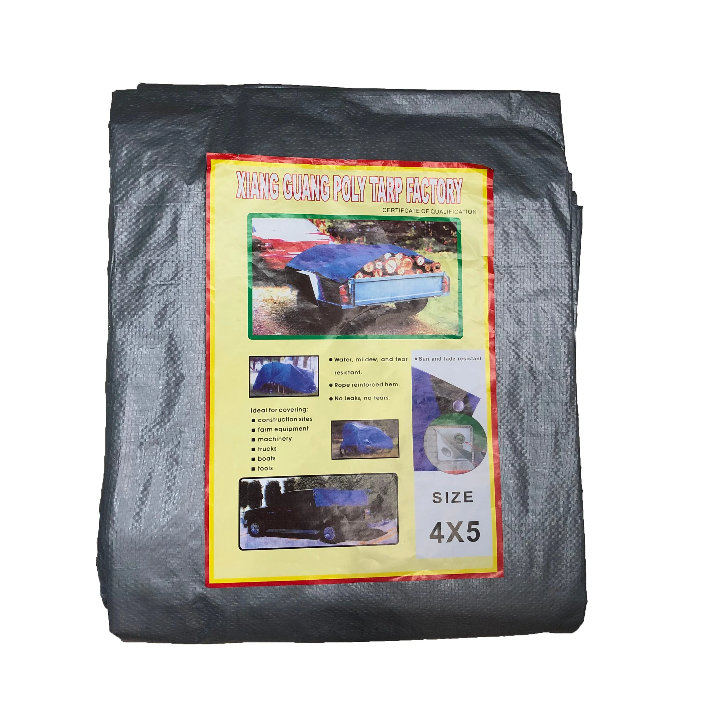 
Silver White Color 120GSM Customized Tarpaulin High Quality Tarpaulin PE Laminated Waterproof Plastic Sheets 