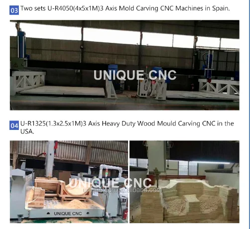 Tool sensor cnc 4 axis router Taiwan PMI 30MM guide rails  cnc router wood carving machine cnc router machine for wood 4 axis