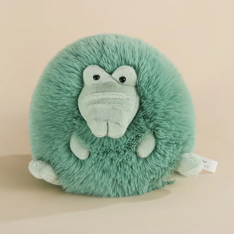 Greenmart Cute Forest Rabbit Cat Dog Elephant Crocodile Doll Rag Pillow Unisex Cotton Throw Pillow PP Cotton Filling Princess