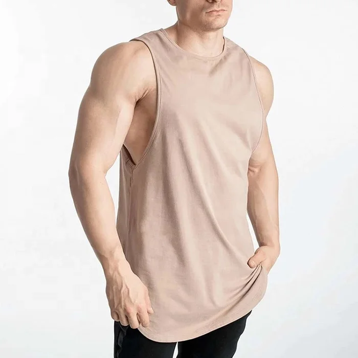 
Custom workout gym clothing compression stringer tank top bodybuilding 