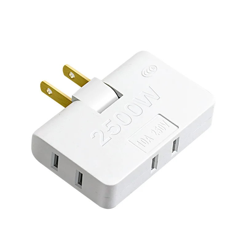 2022 hot selling One In Three 180 Degree Extension Plug Rotatable Socket Converter  Wireless OutletMulti Plug  Adapter