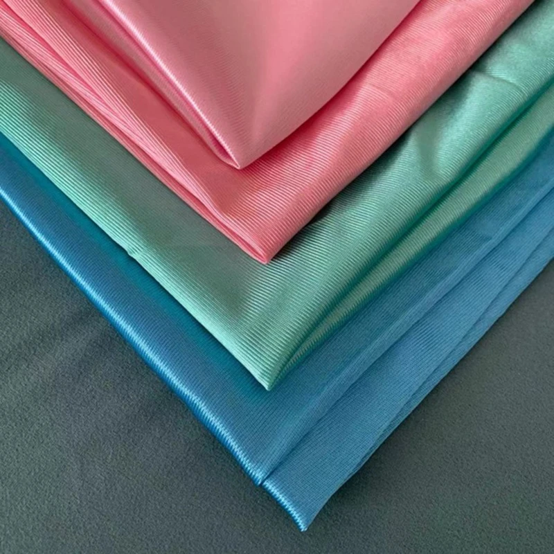 Directly Factory sale brush 75D polyester knit mesh lining pocket flag fabric