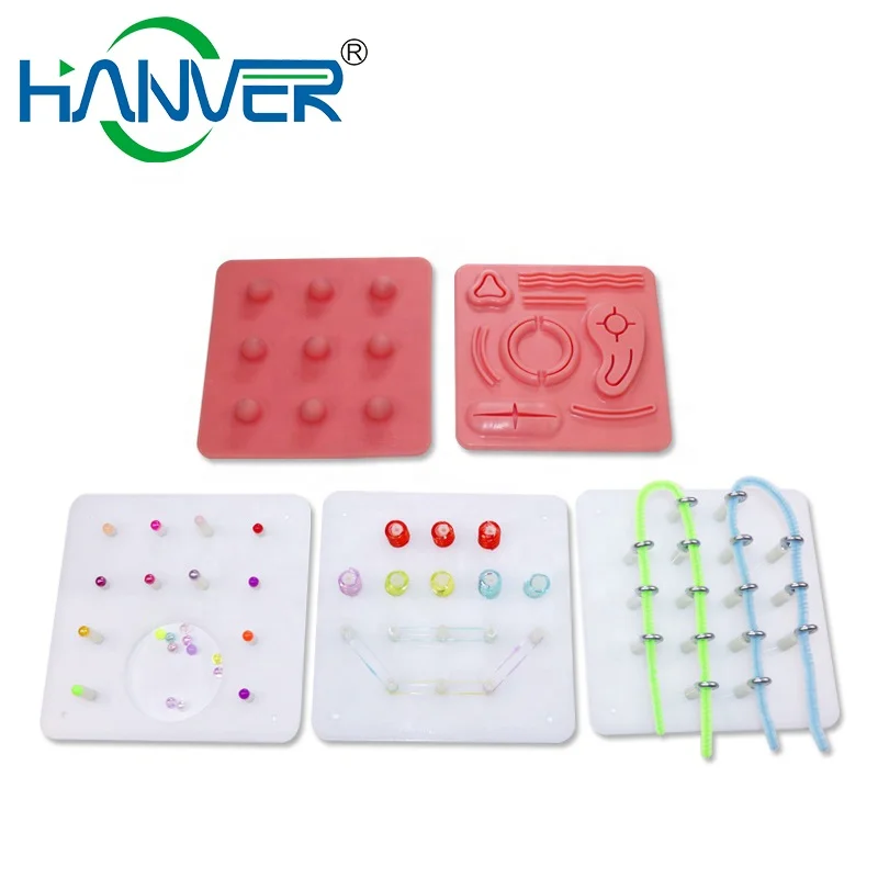 Silicone Suture Practice Kit 3D Simulator Training Suturing Pads