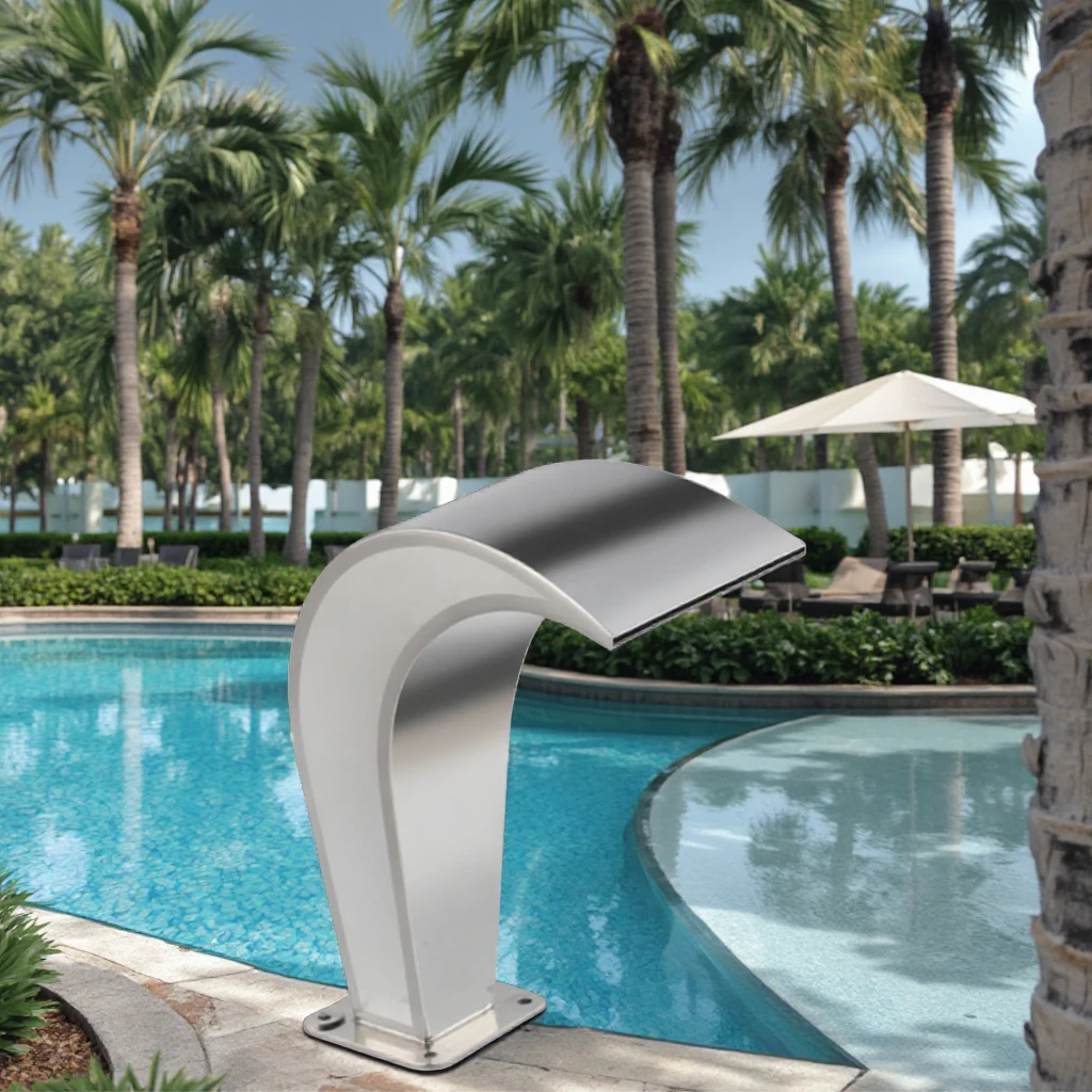 Factory Direct Sale Swimming Pool Led Water Fall for Decoration Cascada Piscina