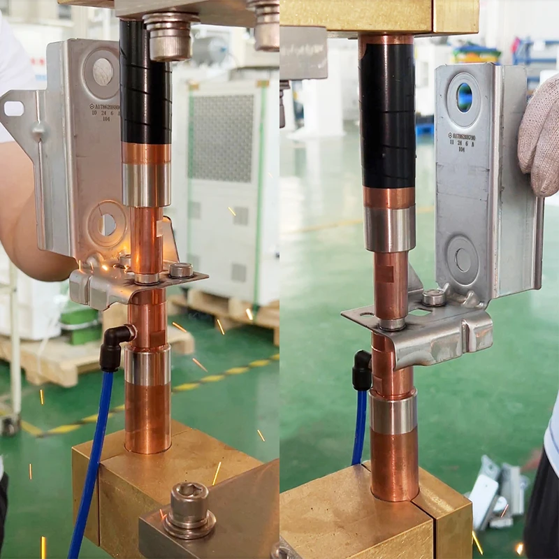 Agera Customized Automatic Nut Bolts Resistance Projection Spot Welding Equipment