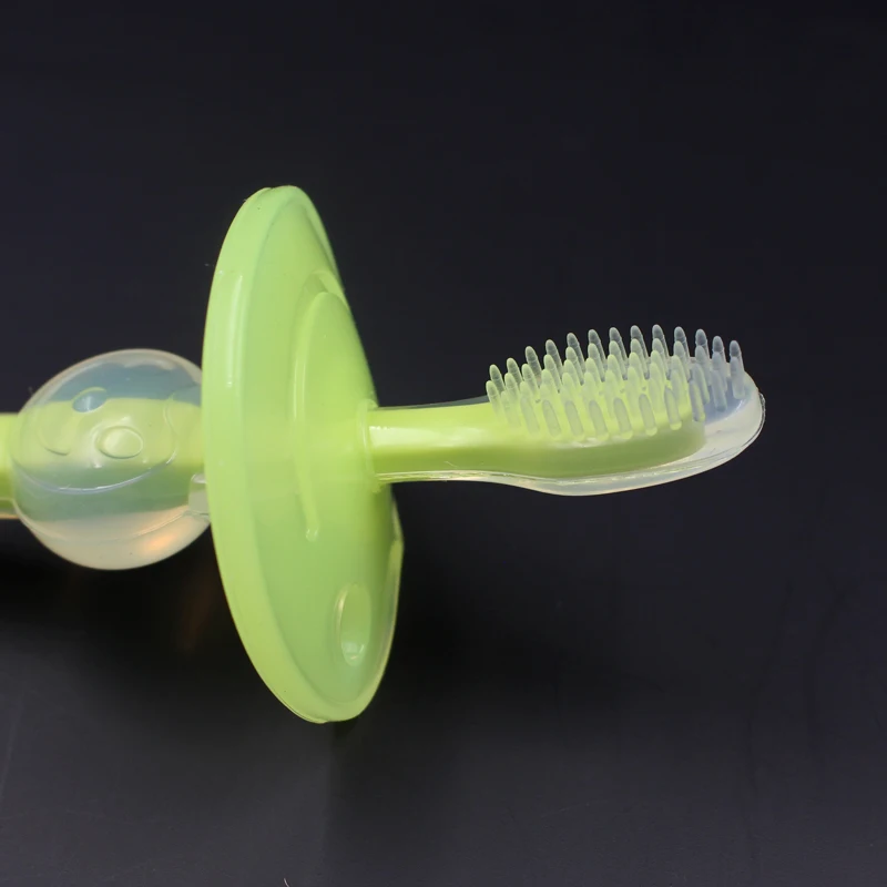  Avoid Swallowing Blue Handle Baby Silicone