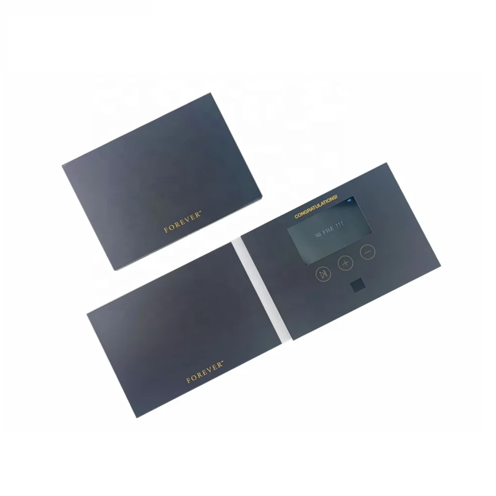 High quality cheap price video brochure booklet components 4.3inch video greeting card  from professional factory