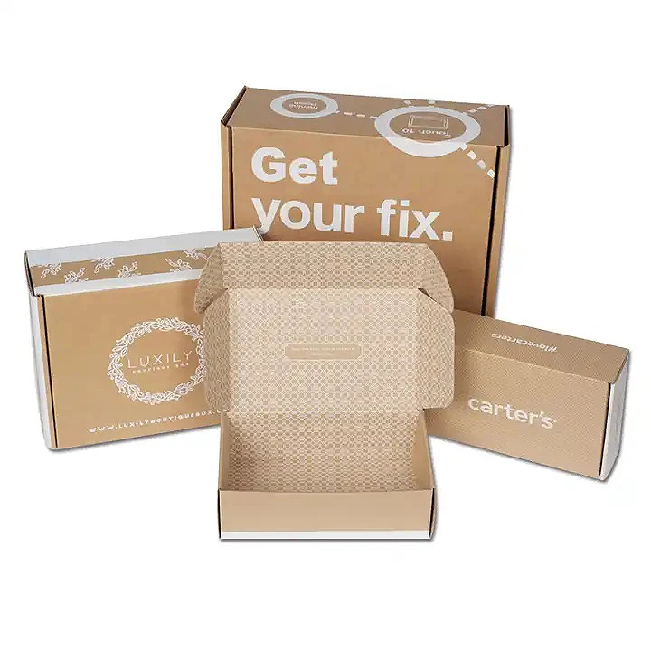 Customized Cardboard Protection Express Products Mailling Box Shipping Packaging Boxes for Small Business