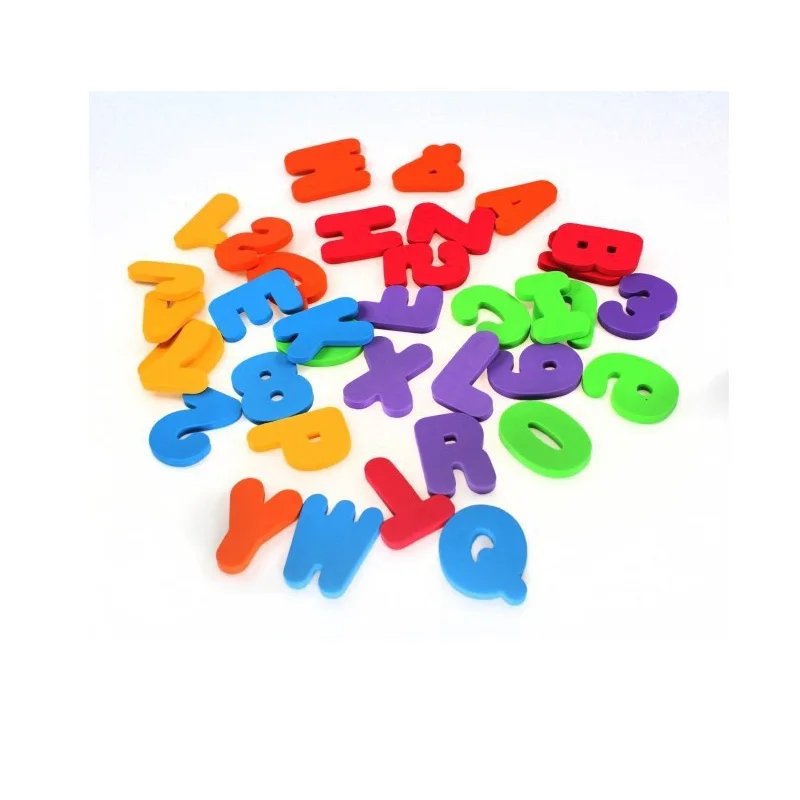 
Wholesale Alphabet Letters and Numbers Foam Bath Toys for Kids 