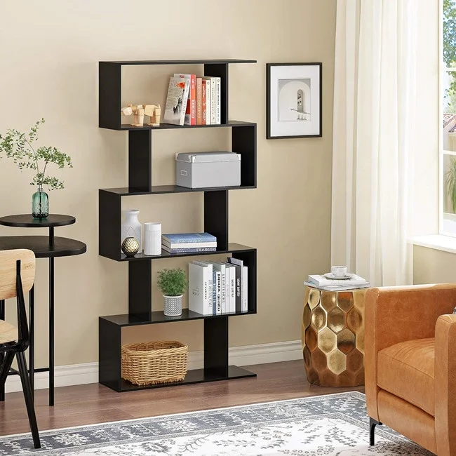 2024 hot sale Wood  Cube Bookcase open storage shelf display storage book CD  organizer cabinet