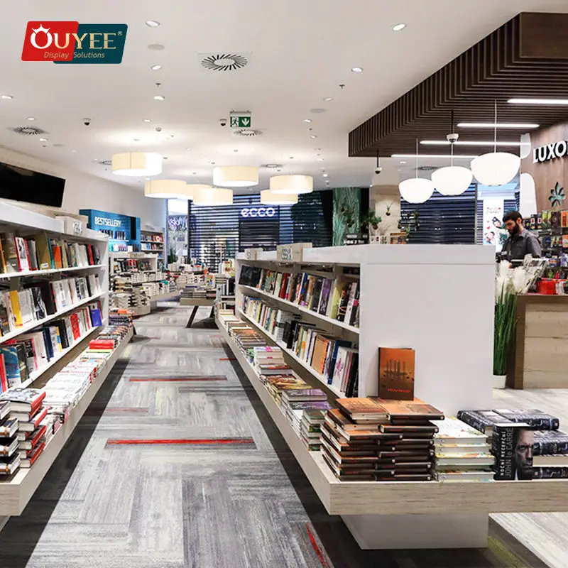 Original Showcase Bookstore Display Rack Fixture Cabinet Bookshop Library Filing Cabinet Book Shelf For Store