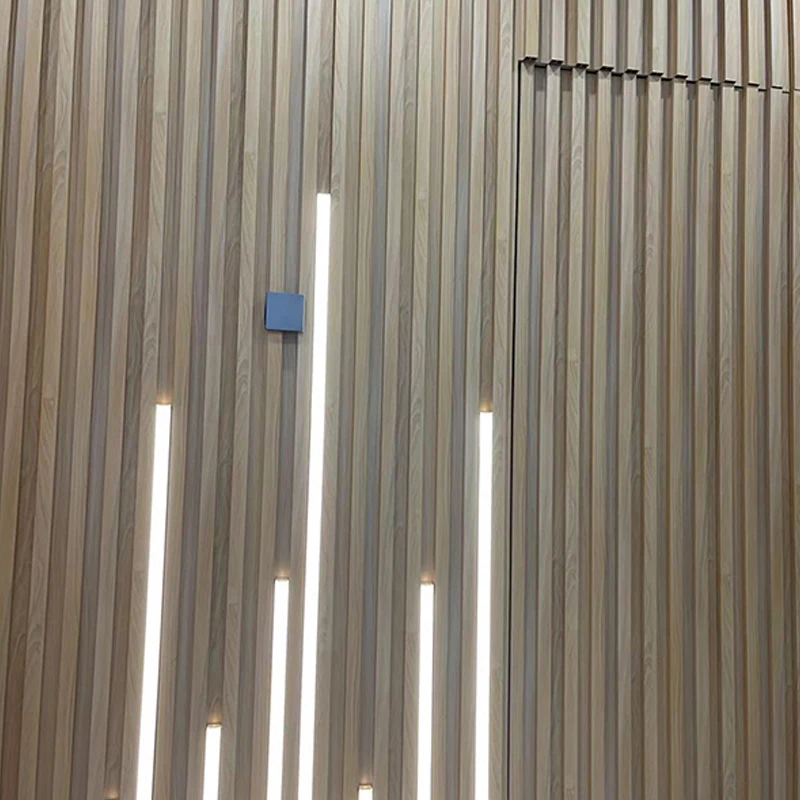 colorful wpc wall panel wall decorations interior  easy installation anti-scratch wpc wall cladding