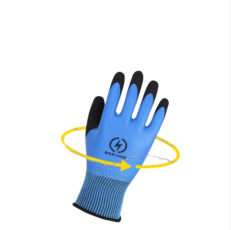 1000v electrical insulation gloves 380v low voltage anti-electric special thin thin live work ultra-thin anti-electric shock