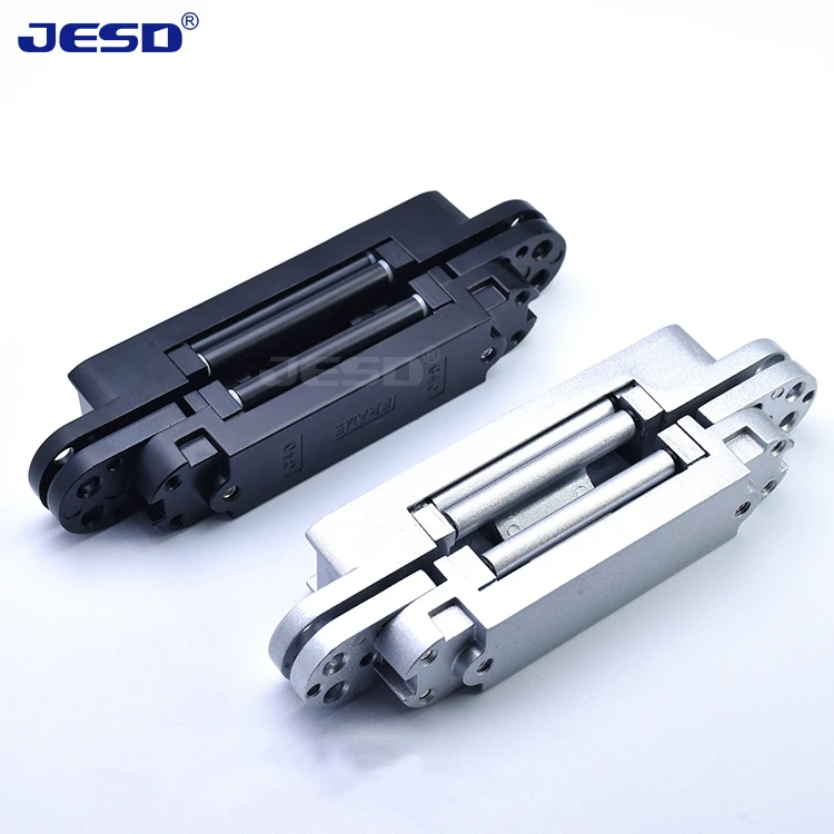 JESD Multi-function Concealed Hidden Door Hinge Easy Installation H Shape Folding 3D Adjustable For Furniture Wooden Door