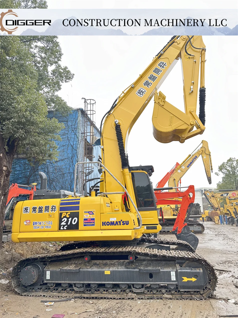 DPF hydraulic crawler good condition 2022 machine for sale huge 90% new Japan used excavator komatsu pc210-8 21ton