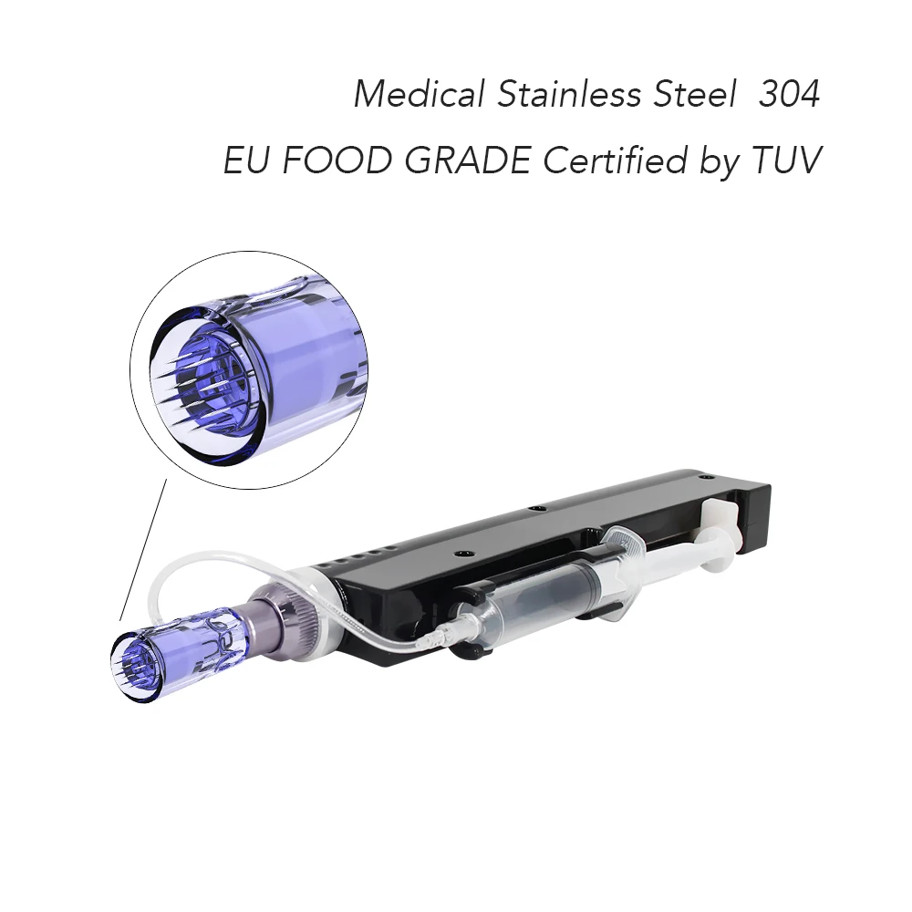 2 в 1 мезопистолет MTS Dermapen микро игольчатая ручка для красоты личной гигиены Электрический штамп инъекция Дерма ручка с наноиглой