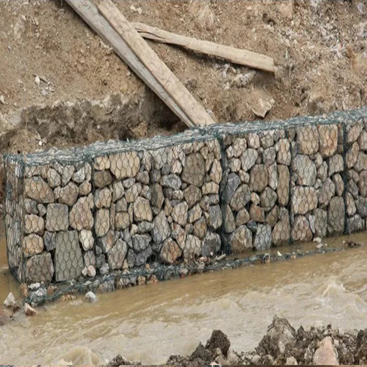 Hexagonal Gabion Box 2.4X1.5X0.3m Wall Cages/Baskets Gabion Mattresses Zinc Double Twisted Wire Mesh Moven Flood Barrier Bask