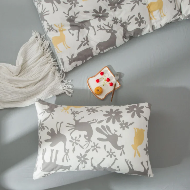 
Wholesale gray bed fitted sheet flat sheet cotton sheet organic cotton bedding sets 