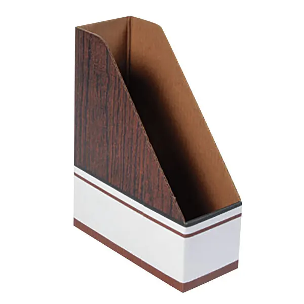 Custom Parts Box Carton Tray Folding File Storage Box Folder Kraft White Open Top Corrugated Bin Boxes