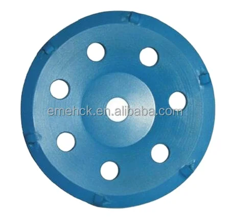180mm High Quality new PCD grinding pad plates cup wheel  for epoxy glue coating removal