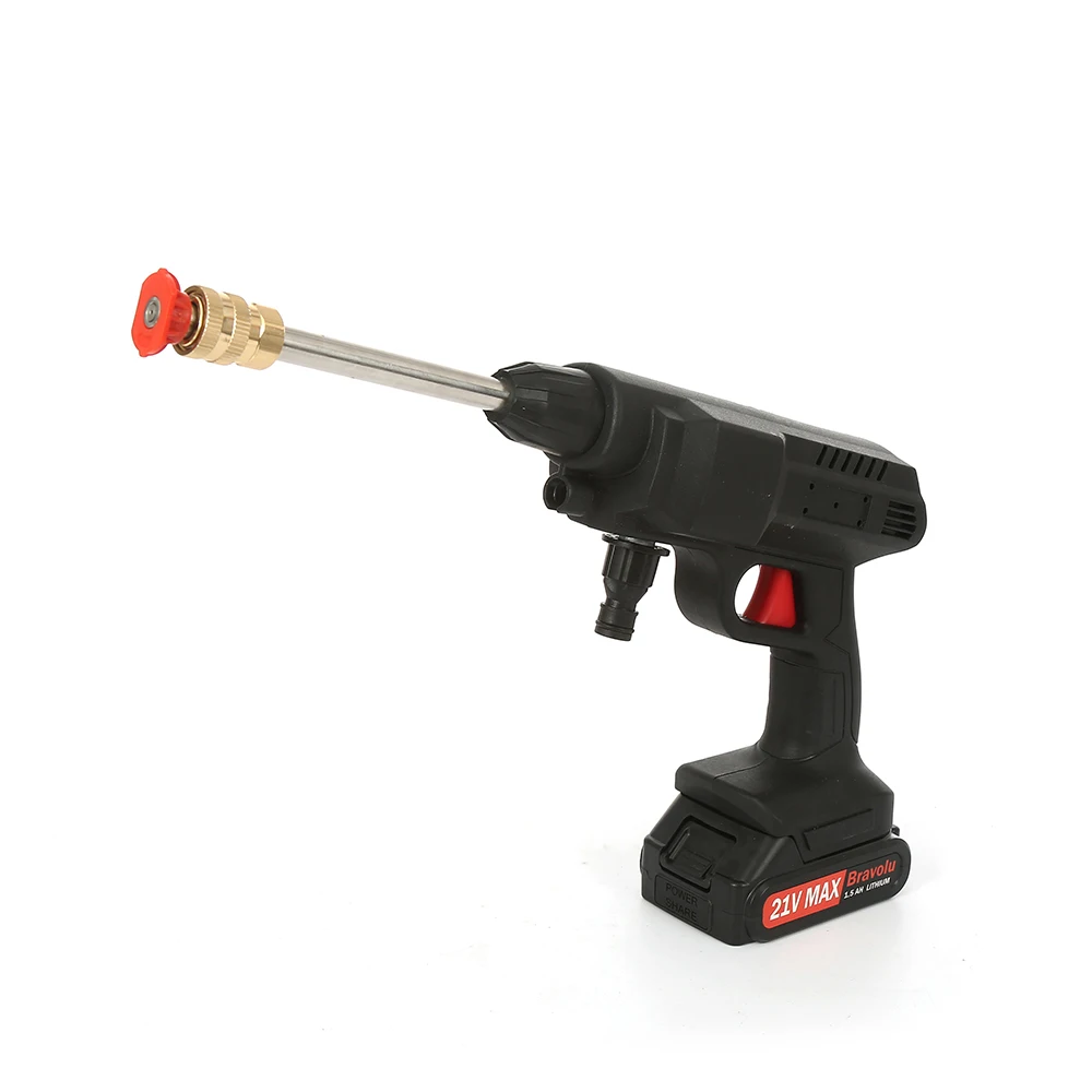 Portable High Pressure Brass Nozzle Car Washer Washing Machine Multifunctional Home Use Water Spray Gun For Cleaning Heavy-dirty