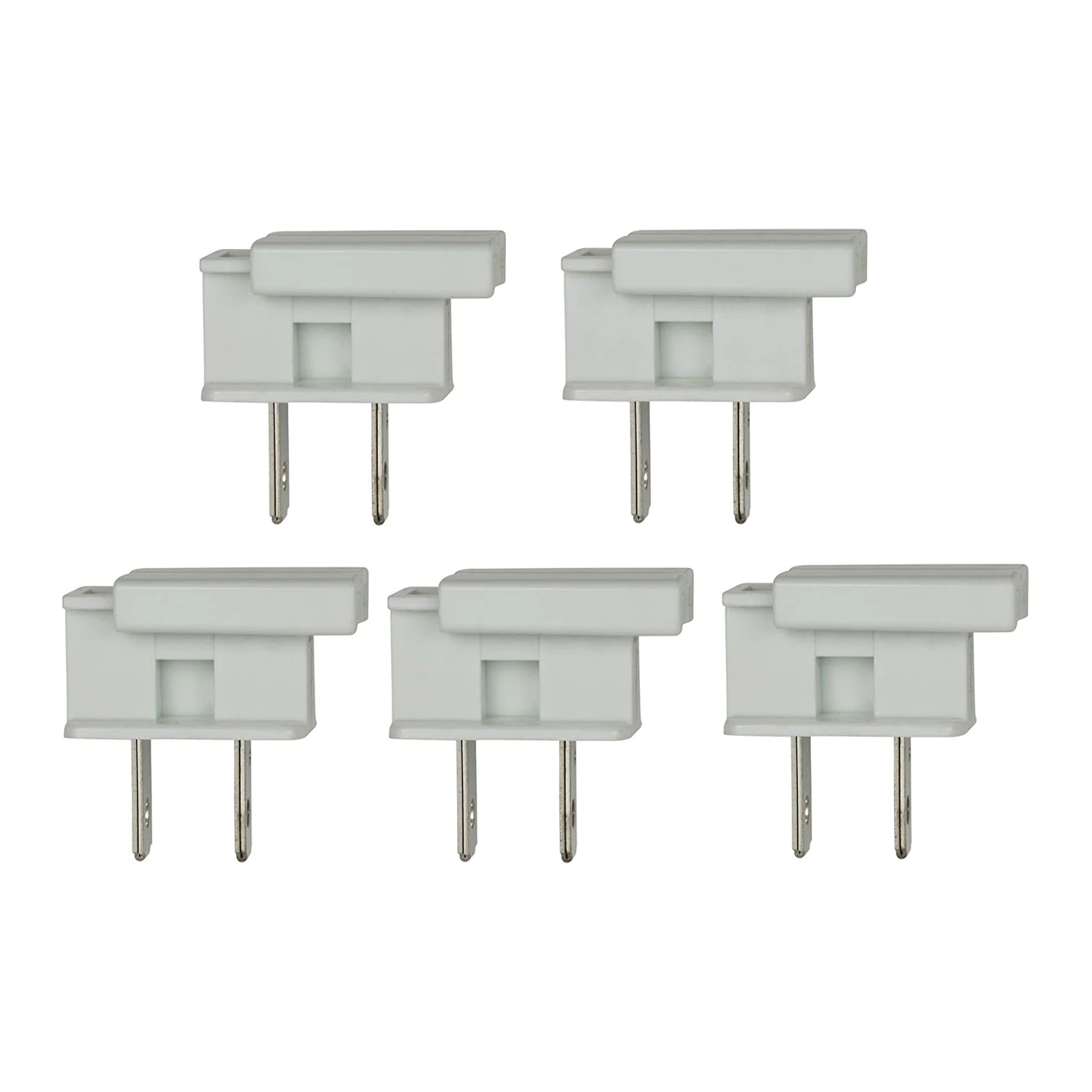 Clear Snap-on male & female plug 8A 125V NEMA1-15P plug socket
