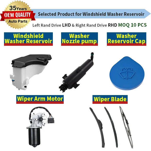 Jmen for HYUNDAI TUCSON VELOSTER Windshield Washer Tank Reservoir Nozzle Pump car Taiwan Auto Part