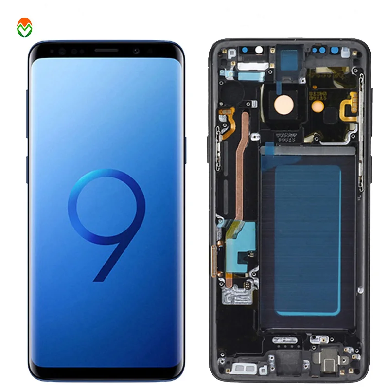 100% Original Super AMOLED Display for SAMSUNG Galaxy S9 LCD Display Touch Screen Digitizer S9 Plus G960 G965 Repair Parts 100%